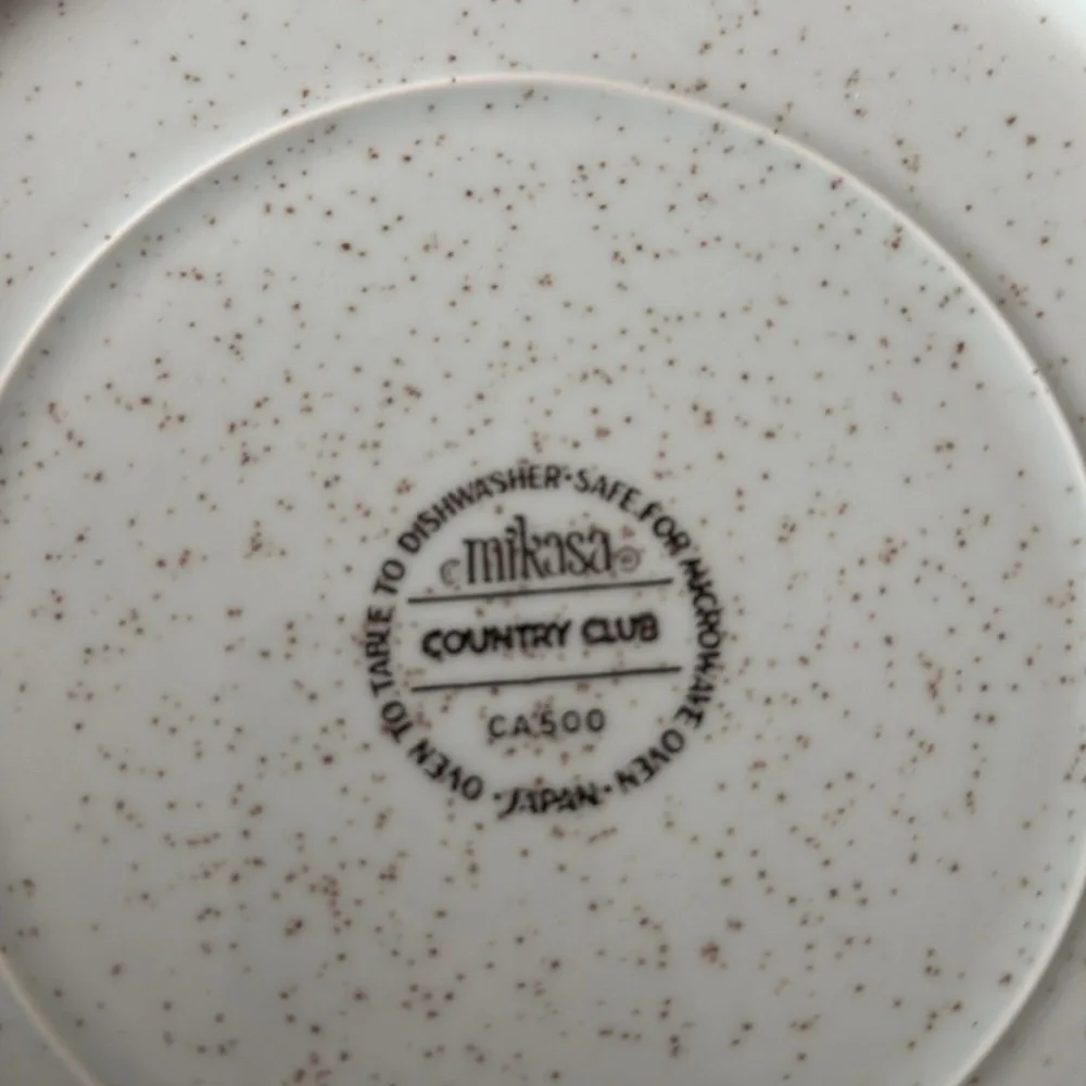 Mikasa Country Club blue rim round platter 12